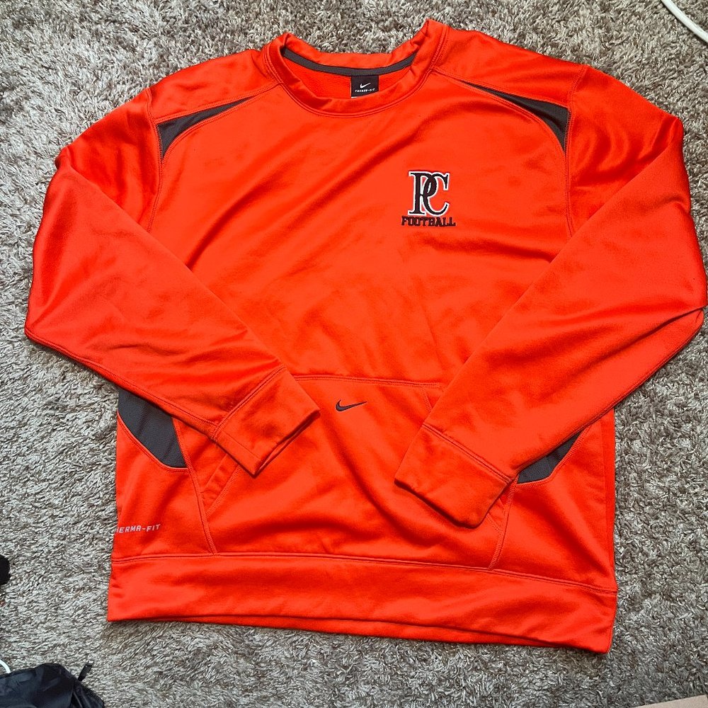 Nike Therma-fit Football sweatshirt (orange)